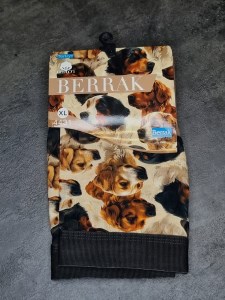 شورت نیم پا وارداتی BERRAK اورجینال طرح دار سایز XL کد 14670