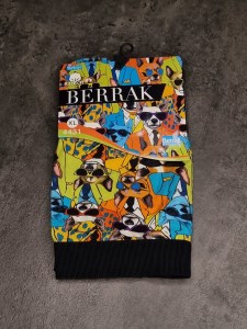 شورت نیم پا وارداتیBERRAK اورجینال طرح دار سایز XL کد 14672