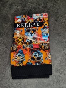 شورت نیم پا وارداتیBERRAK اورجینال طرح دار سایز 2XL کد 14674