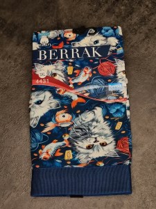 شورت نیم پا وارداتیBERRAK اورجینال طرح دار سایز 3XL کد 14678