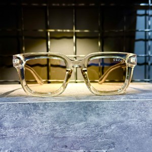 عینک برند GUCCI فریم عسلی / شیشه عسلی کد ZN3803