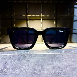 عینک برند GUCCI فریم مشکی / شیشه سفید کد ZN3803