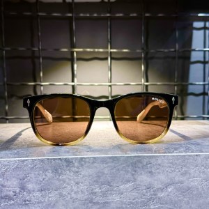 عینک برند MOSCOT فریم مشکی عسلی / شیشه قهوه ای کد MZ62003