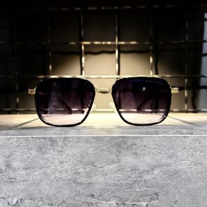 عینک برند DITA فریم طلایی / شیشه دودی کد 2690