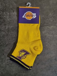 جوراب نیم ساق LAKERS رنگ زرد