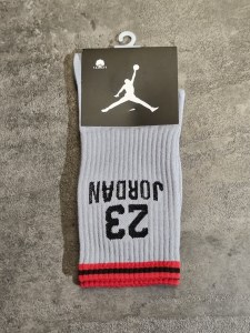 جوراب ساق دار JORDAN23 رنگ خاکسترری