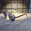 عینک برند RAY BAN فریم فلزی مشکی سفید/ شیشه دودی کد RB3162