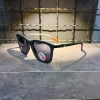 عینک برند RAY BAN فریم مشکی متالیک / شیشه دودی کد RB7222