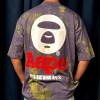 تیشرت اسپیندل طرح AAPE کد 16387رنگ طوسی سایز 4XL