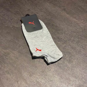 جوراب مچی برند PUMA طرح بیسیک رنگ طوسی کد 17068