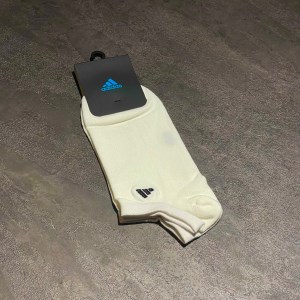 جوراب مچی برند ADIDAS طرح بیسیک رنگ سفید کد 17100