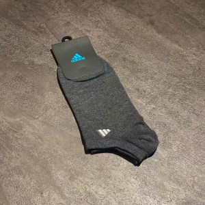 جوراب مچی برند ADIDAS طرح بیسیک رنگ طوسی تیره کد 17102