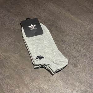 جوراب مچی برند ADIDAS طرح بیسیک رنگ طوسی روشن کد 17108