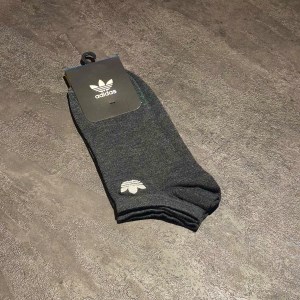 جوراب مچی برند ADIDAS طرح بیسیک رنگ طوسی تیره کد 17109