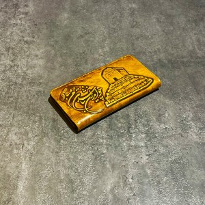 کیف پول کتی چرم طبیعی مدل کوروش رنگ گردویی کد 17403