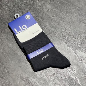 جوراب نیم ساق برند LIO طرح BOSS رنگ دلفینی کد 17483