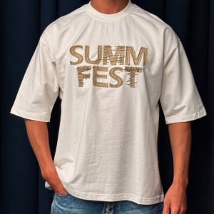 تیشرت باکسی SUMM FEST کد 18394