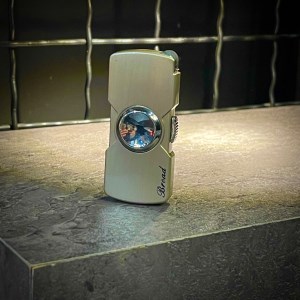 فندک گازی شعله اتمی طرح اسپینر رنگ متالیک کد 18466