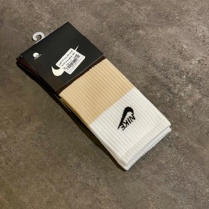 جوراب ساقدار برند NIKEطرح نایک رنگ قهوه ای کد 19073