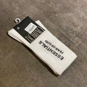 جوراب ساقدار برند DOMINO طرح ESSENTIALS رنگ سفید کد 19082