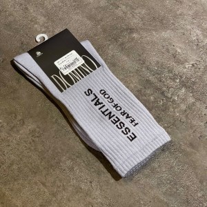 جوراب ساقدار برند DOMINO طرح ESSENTIALS رنگ خاکستری کد 19083