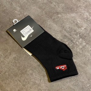 جوراب نیم ساق برند NIKE طرح کفش رنگ مشکی کد 19093