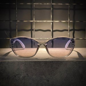 عینک LOUIS VUITTON فریم کائوچویی طوسی / شیشه آبی لایت کد D2885