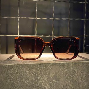 عینک GUCCI فریم عنابی / شیشه قهوه ای کد 9666