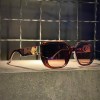 عینک GUCCI فریم عنابی / شیشه قهوه ای کد 9666