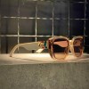 عینک GUCCI فریم ارده ای / شیشه قهوه ای کد 9666