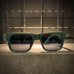 عینک GUCCI فریم کائوچویی سبز / شیشه دودی کد 8491