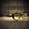 عینک PRADA فریم کائوچویی پلنگی / شیشه سبز کد 3973