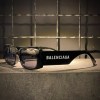 عینک BALENCIAGA فریم کائوچویی مشکی / شیشه دودی کد BB2308
