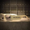 عینک BALENCIAGA فریم کائوچویی سفید / شیشه دودی کد BB2308