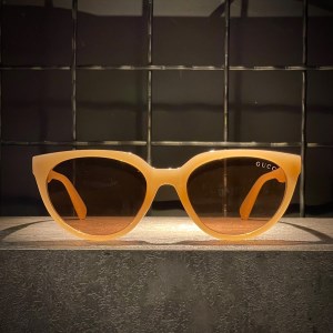 عینک GUCCI فریم کائوچویی موکا / شیشه قهوه ای کد 20271