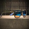عینک RAYBAN P فریم کائوچویی مشکی مات / شیشه جیوه ای کد RB7222-M