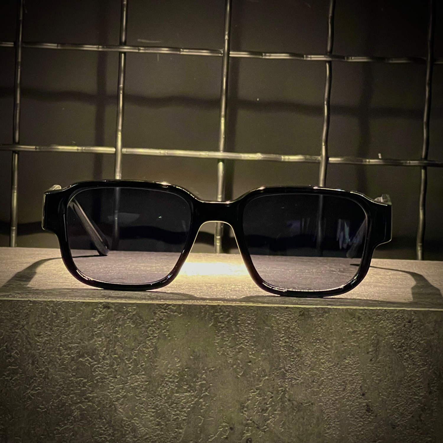 عینک MOSCOT فریم کائوچویی مشکی / شیشه دودی کد 62601
