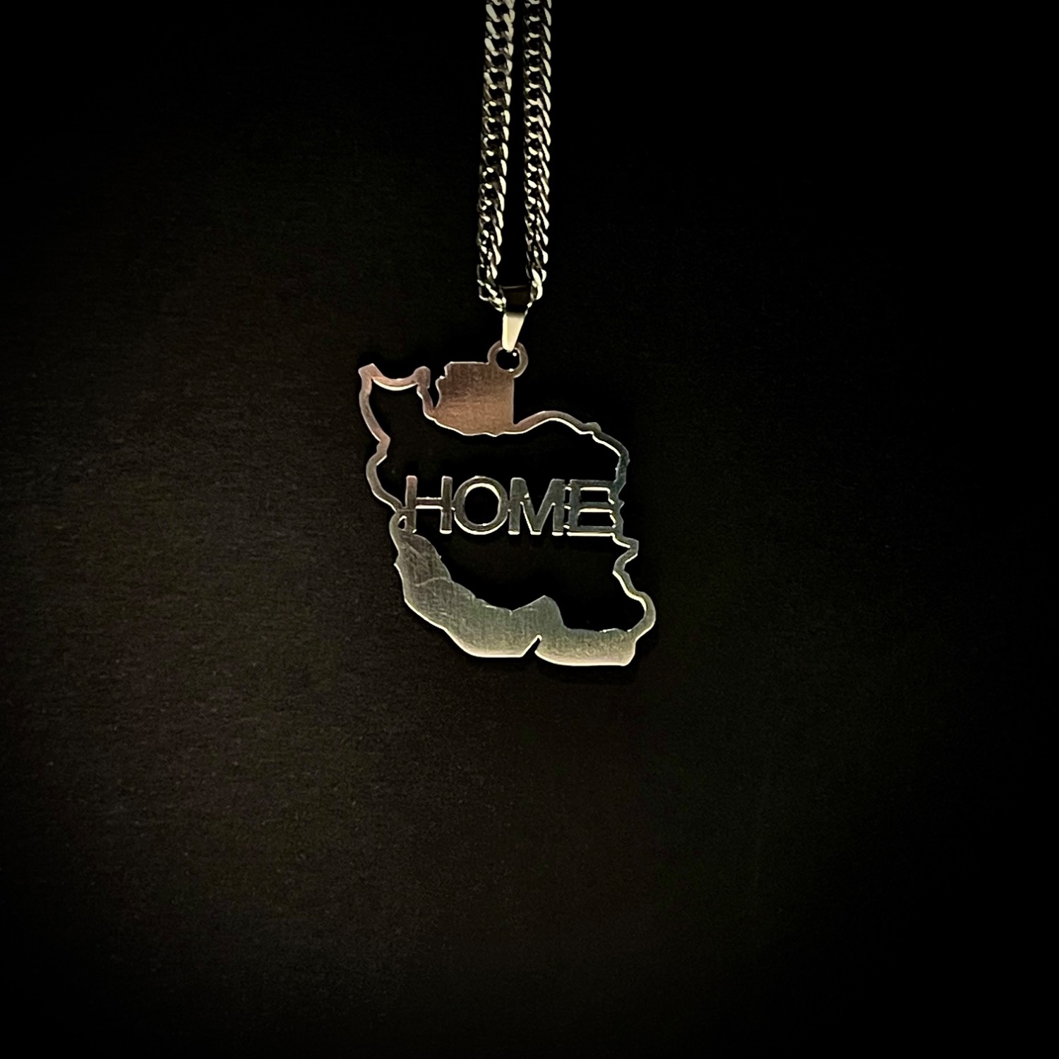 پلاک استیل طرح HOME