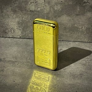فندک اتمی طرح شمش کد 20830 رنگ گلد