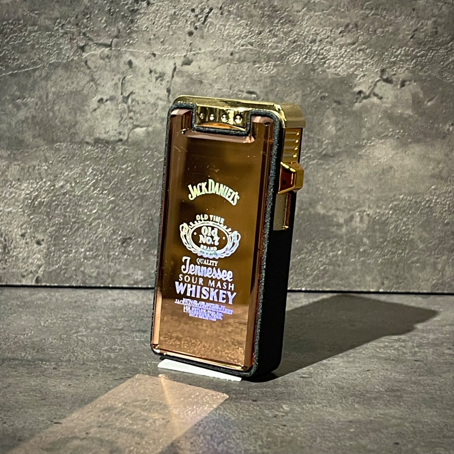 فندک اتمی طرح JACKDANIELS رنگ مشکی رزگلد