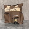 کیف دستی بزرگ مدل MEDIA کد 20855 رنگ قهوه ای کرم