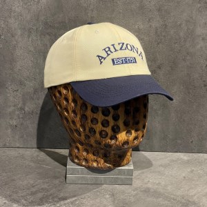 کلاه وارداتی طرح ARIZONA کد 21393 رنگ کرم نقاب سورمه ای